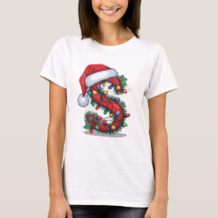 Camiseta Santa Letra S T-Shirt - Cristianismo festivo