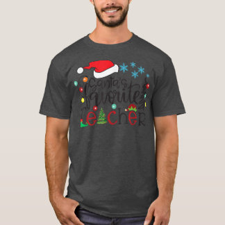 Camiseta Santa Lig, profesora favorita de Santa Lig, Navida