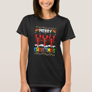 Camiseta Santa Lobster Animales Feliz Navidad Pajama