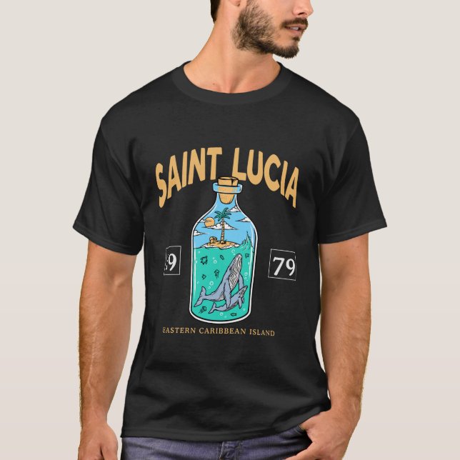 Camiseta Santa Lucía Caribe (Anverso)