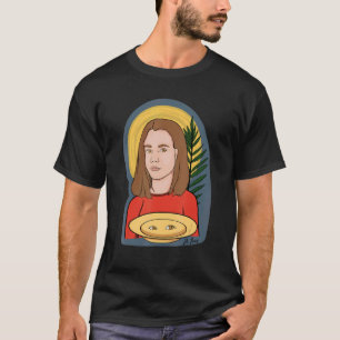 Camiseta Santa Lucía Patrocinadora De Ojos Y Ciegos Católic