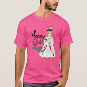 Camiseta Santa Lucía Patrocinadora De Ojos Y Ciegos Católic