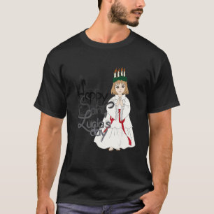 Camiseta Santa Lucía Patrona de los Ojos y Ciega Católica