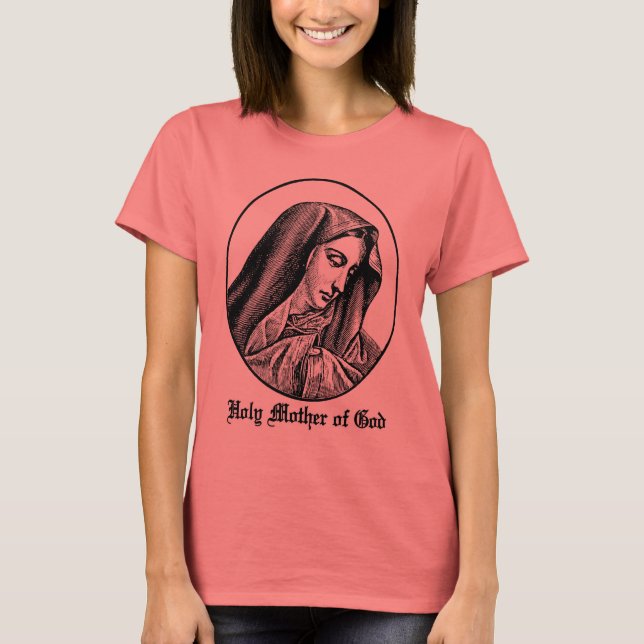 Camiseta Santa Madre de Dios Personalizado T-Shirt (Anverso)