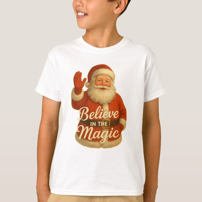 Camiseta SANTA MAGIC-BELIEVE IN MAGIC T-Shirt (Anverso)