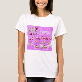 Camiseta Santa Magical Pink New Year 