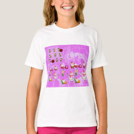 Camiseta Santa Magical Pink New Year 