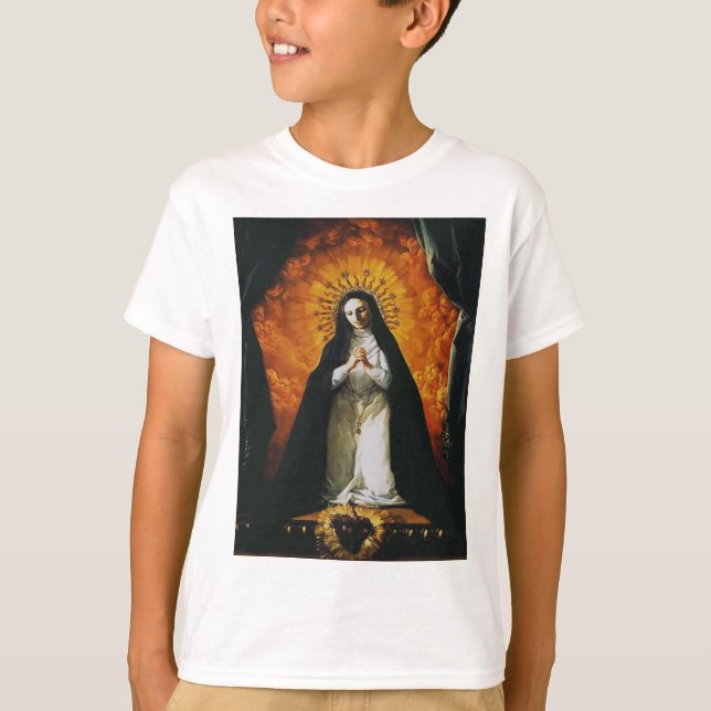 Camiseta Santa Margaret Mary Alacoque (Anverso)