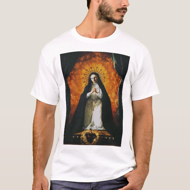 Camiseta Santa Margaret Mary Alacoque (Anverso)