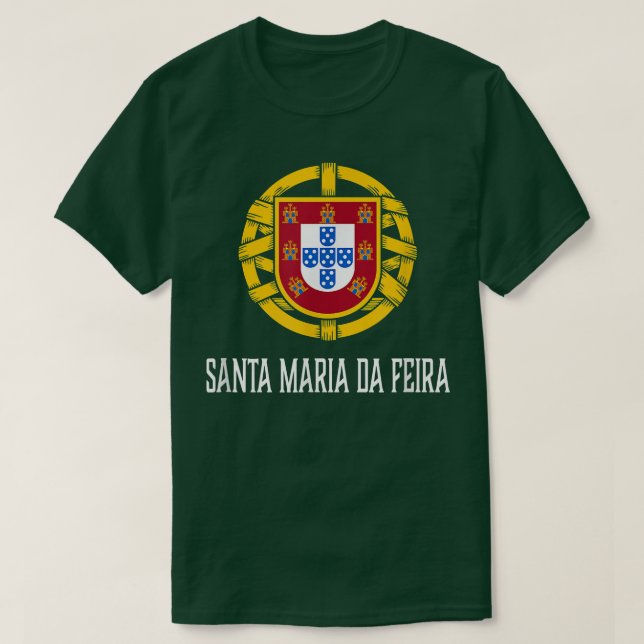 Camiseta Santa Maria da Feira, Portugal Portugués  (Diseño del anverso)