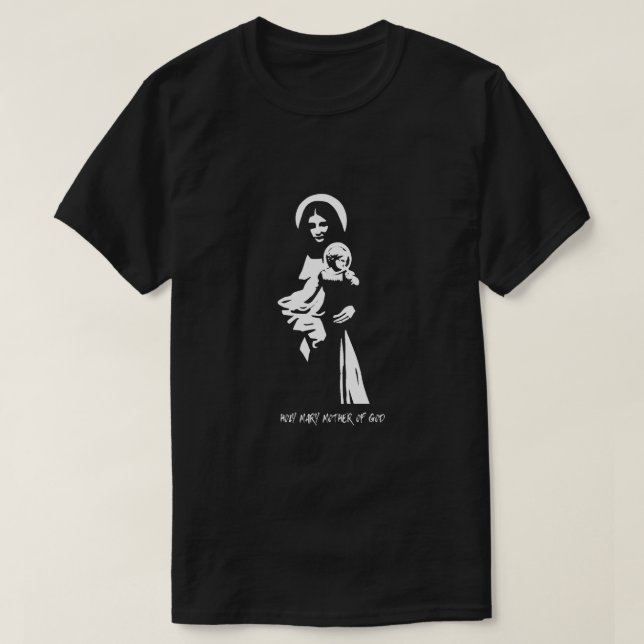Camiseta Santa María Madre de Dios. (Diseño del anverso)