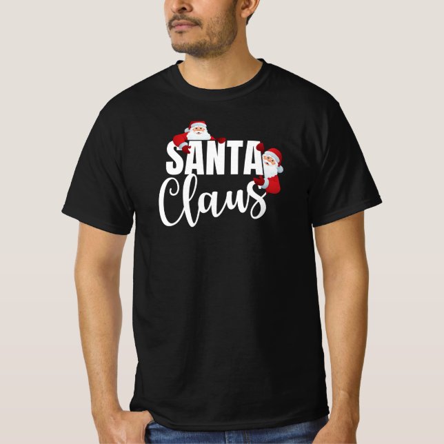 Camiseta Santa María | Navidades Minimalistas sencillos y m (Anverso)