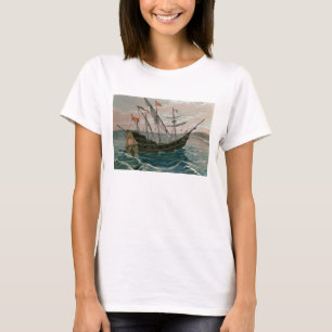 Camiseta Santa María se acerca a la costa de la Nueva W
