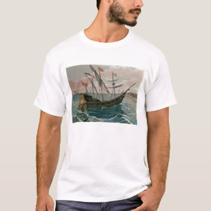 Camiseta Santa María se acerca a la costa de la Nueva W