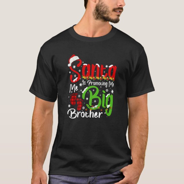 Camiseta Santa me está ascendiendo a los Navidades del Gran (Anverso)