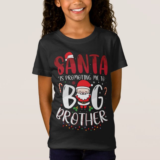 Camiseta Santa Me Está Promocionando A Los Navidades De Gra (Anverso)