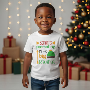 Camiseta Santa me promociona a la Navidad del hermano mayor