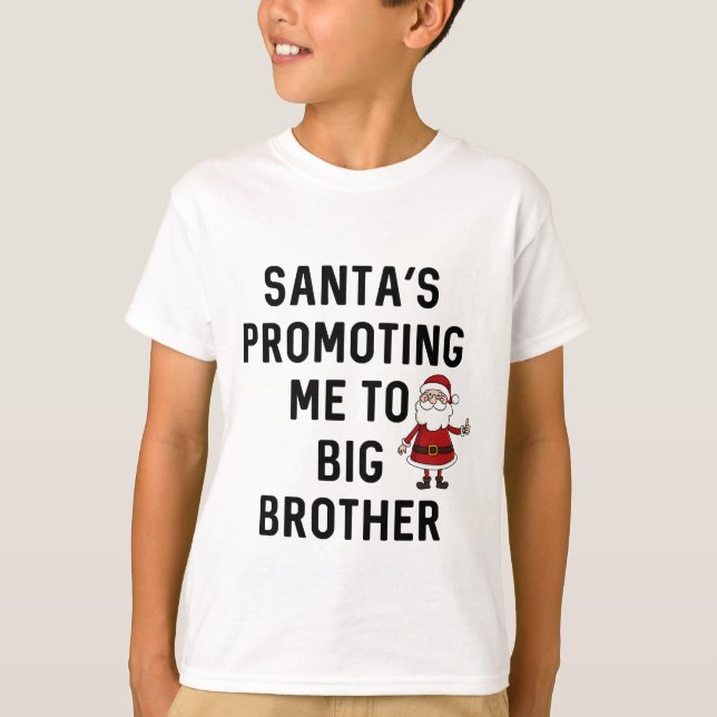 Camiseta Santa me promueve a Gran Hermano // Navidades (Anverso)