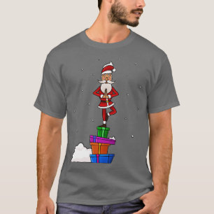 Camiseta Santa Meditando Una Pierna