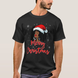 Camiseta Santa Melanin Melanin Gorra norteamericana african