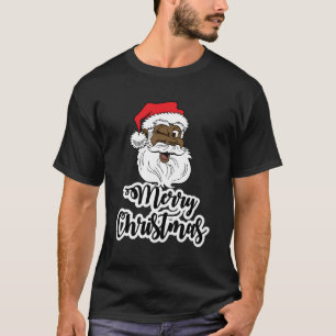 Camiseta Santa Merry, una Santa Americana Negra