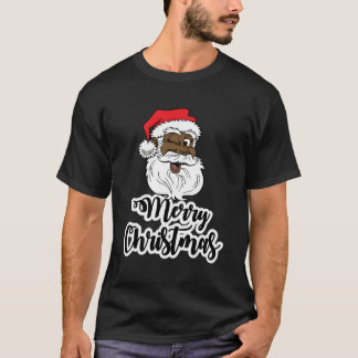 Camiseta Santa Merry, una Santa Americana Negra