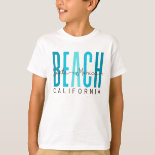 Camiseta Santa Mónica Beach California (Océano)
