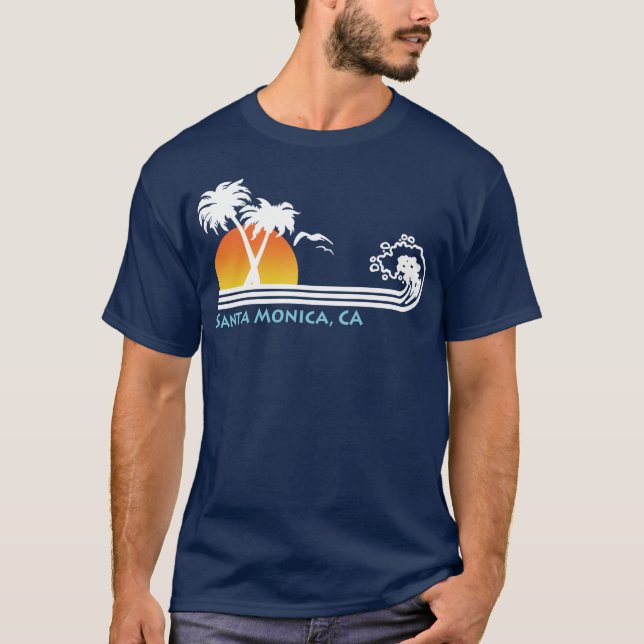 Camiseta Santa Mónica Ca (Anverso)