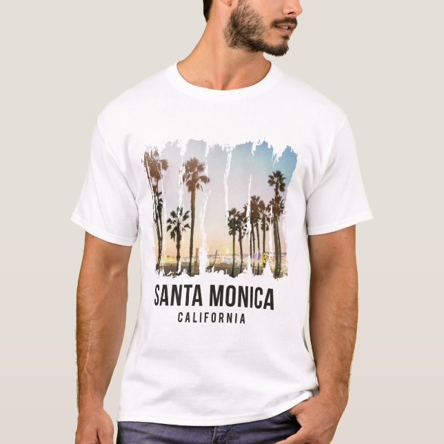 Camiseta Santa Monica California (Anverso)
