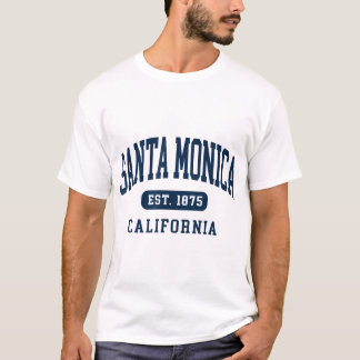 Camiseta Santa Monica California Est 1875 Souvenir