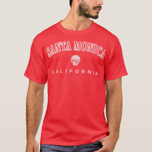 Camiseta Santa Mónica California Ferris Wheel Palm Trees 1