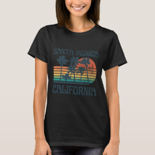 Camiseta Santa Mónica California Playa Vacaciones de Verano
