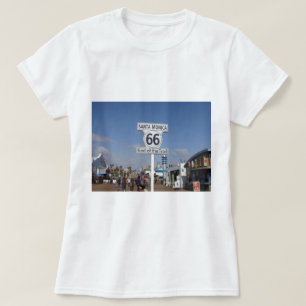 Camiseta Santa Mónica, California - RT 66