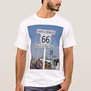 Camiseta Santa Mónica, California - RT 66