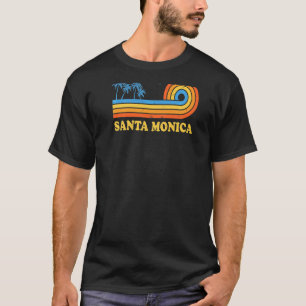 Camiseta Santa Mónica California Summer Ca Tropical Santa M