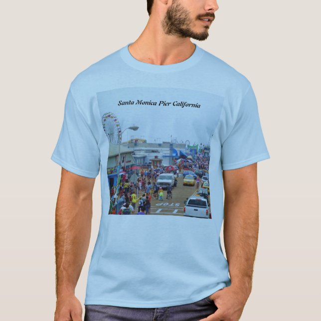 CAMISETA SANTA MONICA PIER   (Anverso)