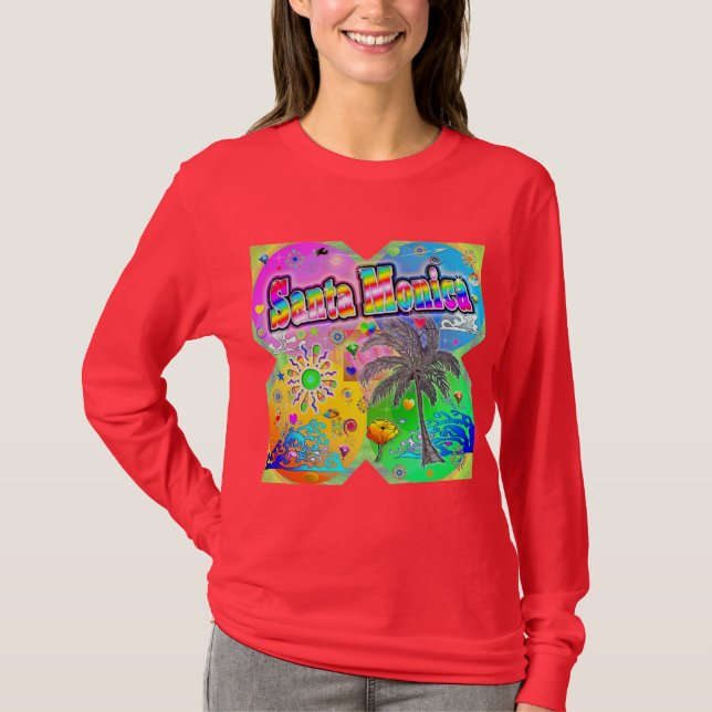 Camiseta Santa Monica Quadro (Anverso)