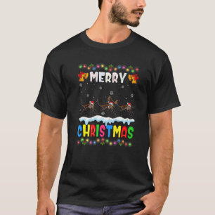 Camiseta Santa Mosquito Animales Feliz Navidad Pajama