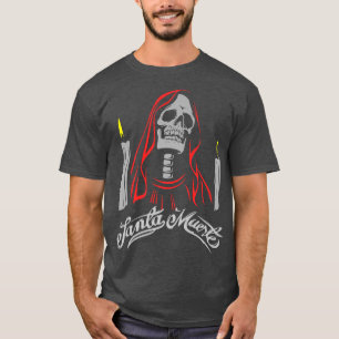 CAMISETA SANTA MUERTE MÉXICO SKELETON DAMAS GÓTICAS MUJERES