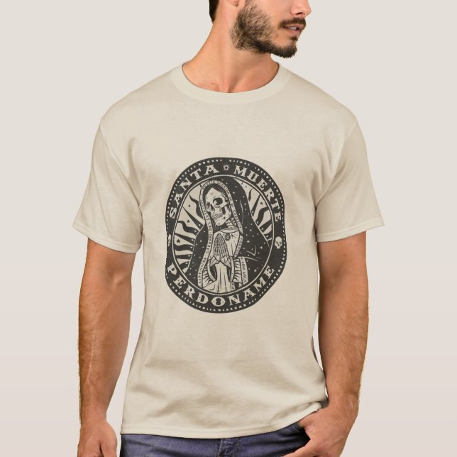 Camiseta Santa Muerte Perdoname (Anverso)