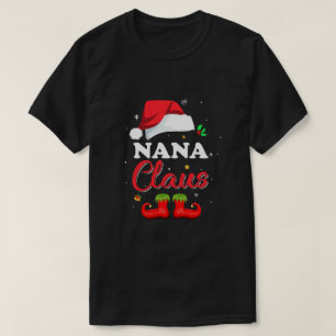 Camiseta Santa Nana Claus comparte Navidades de pijamas fam