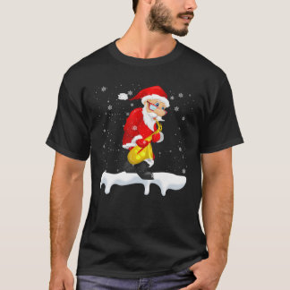 Camiseta Santa Navidades de habla saxofónica