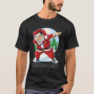 Camiseta Santa Navidades enciende divertida árbol de Navida