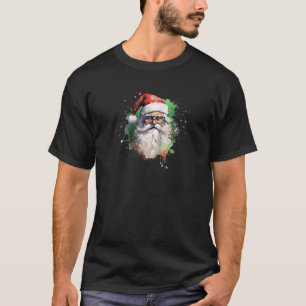 Camiseta Santa Navidades Jolly traje rojo barba blanca Slei