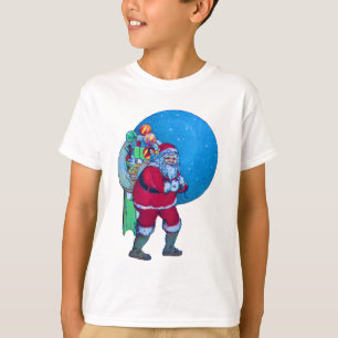 CAMISETA SANTA, NAVIDADES REGALOS Y JUGUETES EN EL ESTRELLO