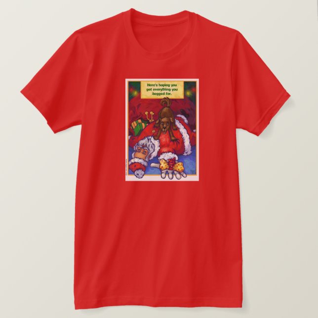 Camiseta Santa Navidades Wish (Anverso del diseño)