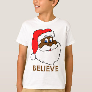 Camiseta Santa negro