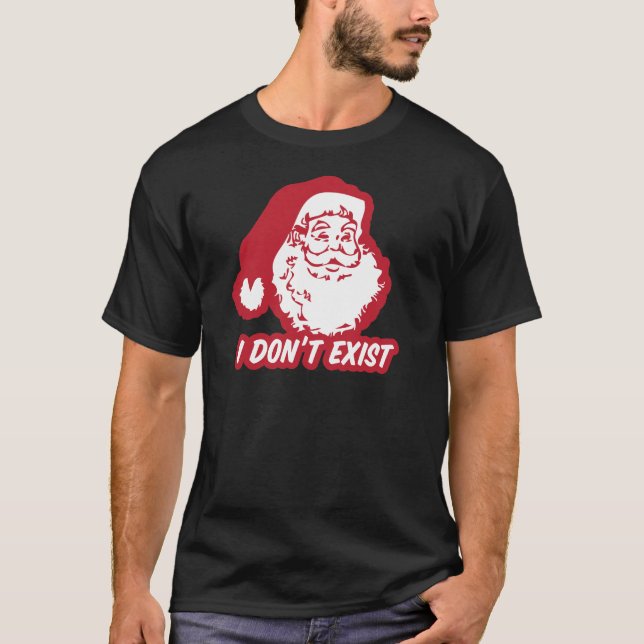 Camiseta Santa no existe (Anverso)