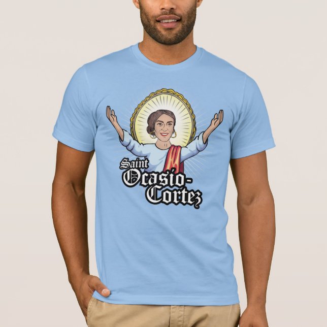 CAMISETA SANTA OCASIO-CORTEZ (Anverso)
