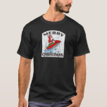 Camiseta Santa on Jet Ski Merry Christmas Jet Skida Holida<br><div class="desc">Esquiar en Jet Santa on Merry Navidad Jet Skiting Raglan Béisbol Tee</div>